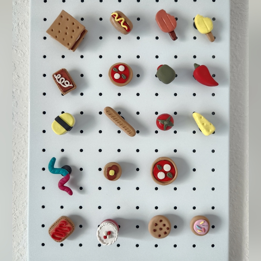 Polymer Clay Food Theme Magnets